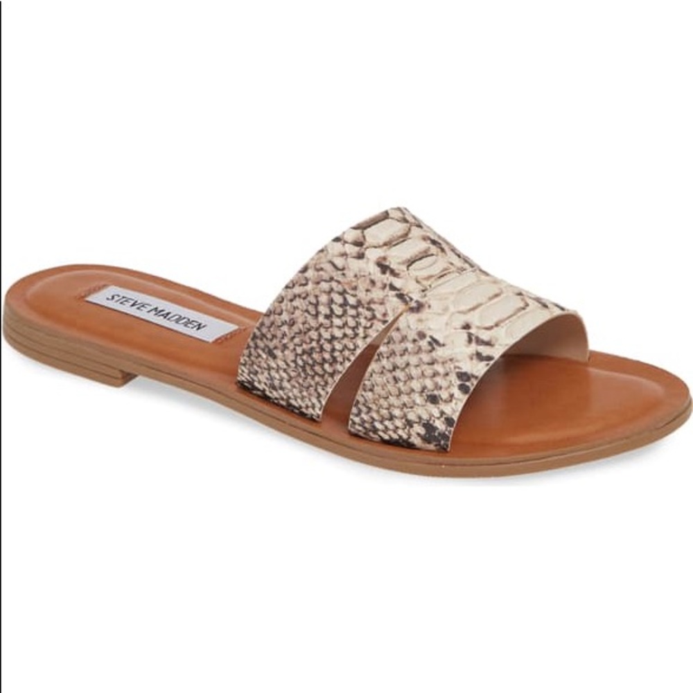 NEW Steve Madden Snakeskin Sandals